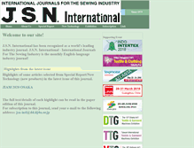 Tablet Screenshot of jsn-intl.com